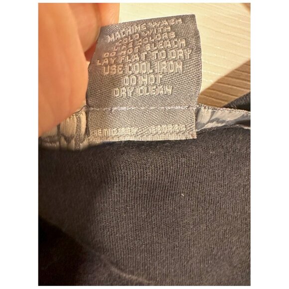 Carol Reed Women's Short Sleeve Top Black Size S 100% Pima Cotton - Picture 4 of 4